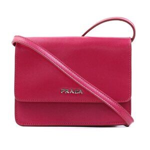 Prada | Bags | Prada Pink Saffiano Leather Peonia Case | Poshmark
